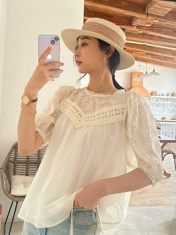 French Style Temperament Lady Socialite Style Blouse