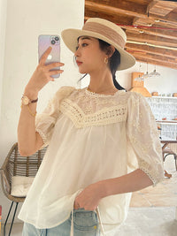French Style Temperament Lady Socialite Style Blouse