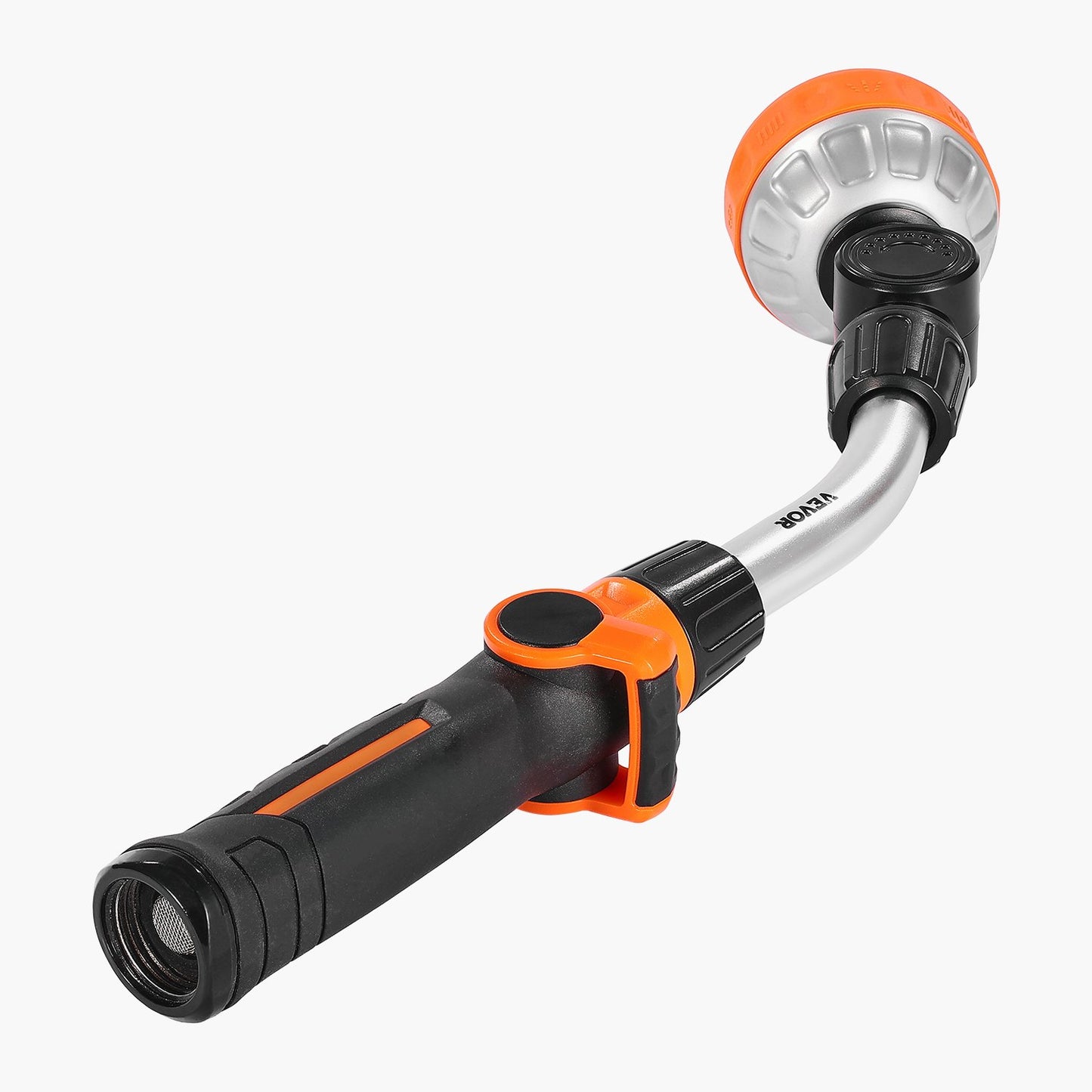 Heavy Duty Garden Hose Wand 15-Inch Long With 8 Spray Patterns & Swivel Head