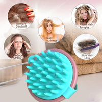 VIEJKLG Detachable Hair Styling Product Comfort Scalp Massage Brush Waterproof Personal Cleaning Bathroom Accessory Shampoo Tool