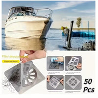 50pcs Disposable Drainage Filters, Bathroom Receivers, Drainage Covers, Kitchen Sink Filters