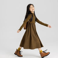 Children Princess Long Sleeve Knitted Dress