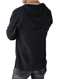 Men's New Cotton And Linen Ethnic Style T-shirt