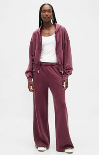 Fashion Retro Solid Color Hooded Suits Women
