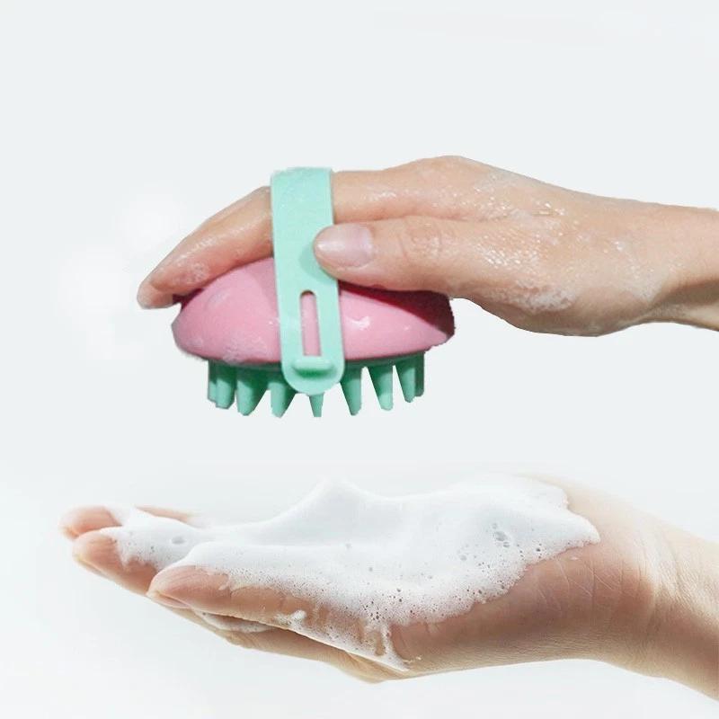 VIEJKLG Detachable Hair Styling Product Comfort Scalp Massage Brush Waterproof Personal Cleaning Bathroom Accessory Shampoo Tool