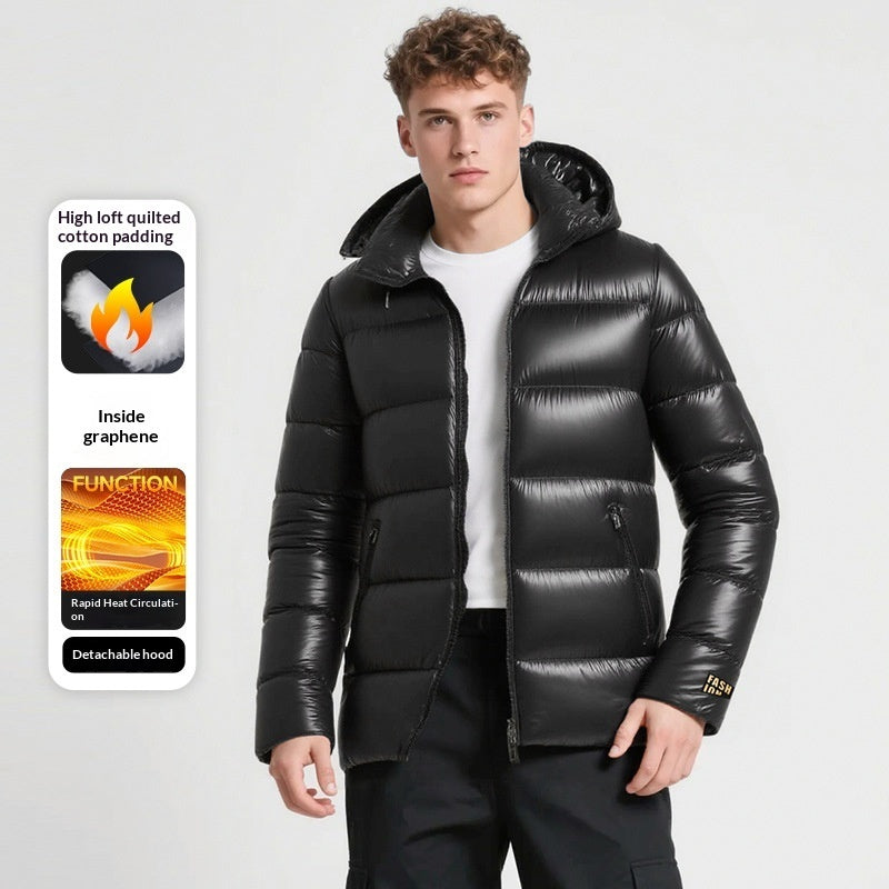 Mens Padded Insulated Winter Coat For Casual Wear