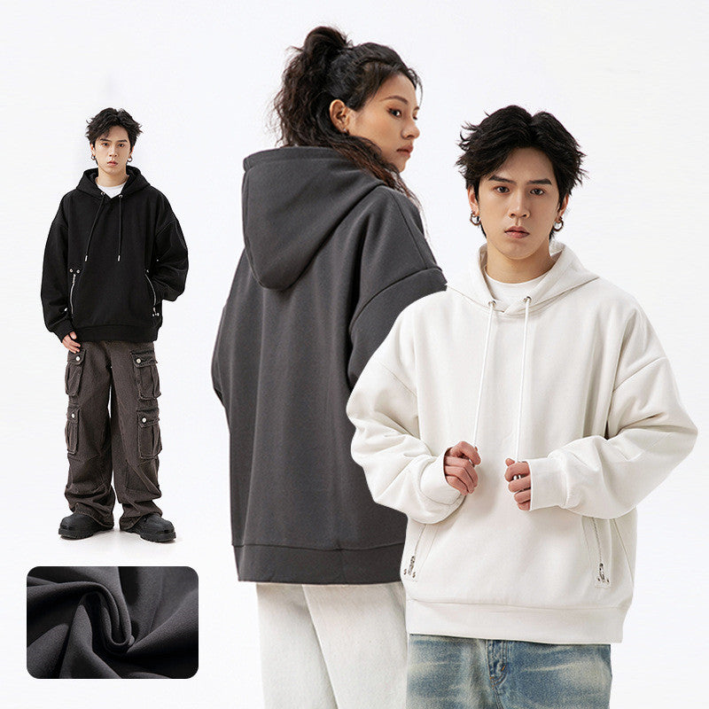 American Style Loose Hooded Sweater For Men