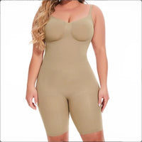 Dropship SEAMLESS Postpartum Abdomen Shapewear Sculpting Short Mid Thigh Slimming Body Shaper For Women Tummy Control Slimmer