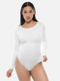 Seamless Bodysuit Long Sleeve Slim Corset Shapewear Bodysuit