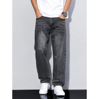 Men's Casual Straight-leg Loose Long Jeans