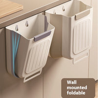 Foldable Trash Can Home Kitchen Cabinet Hanging
