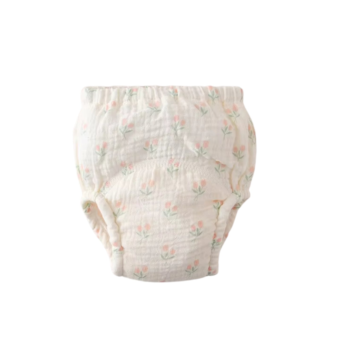 Korean Style Cotton Baby Training Learning Gauze Diaper Pants