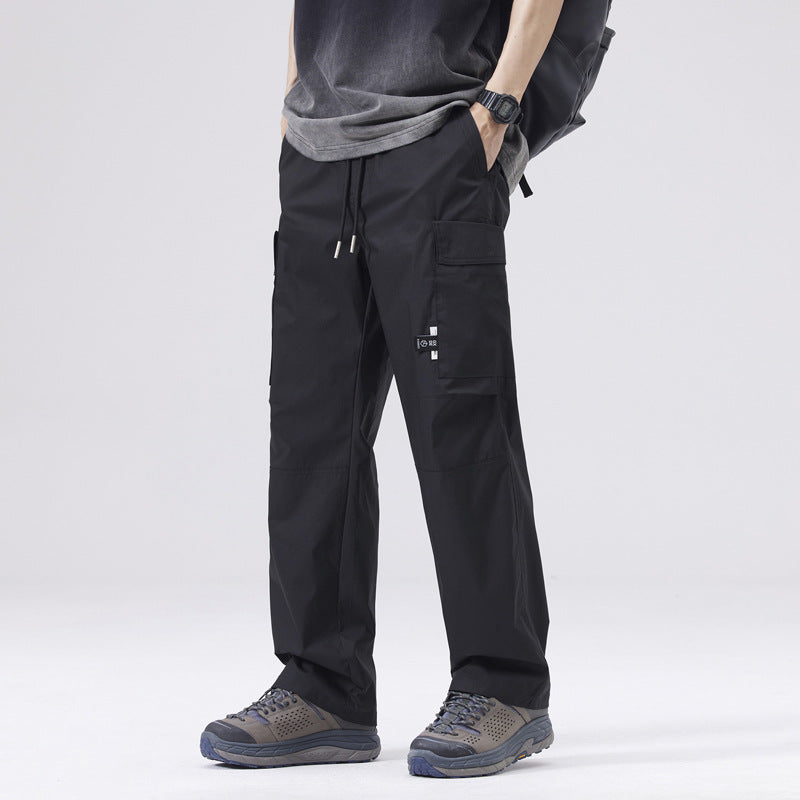 Japanese Style Functional Wide-leg Overalls Men