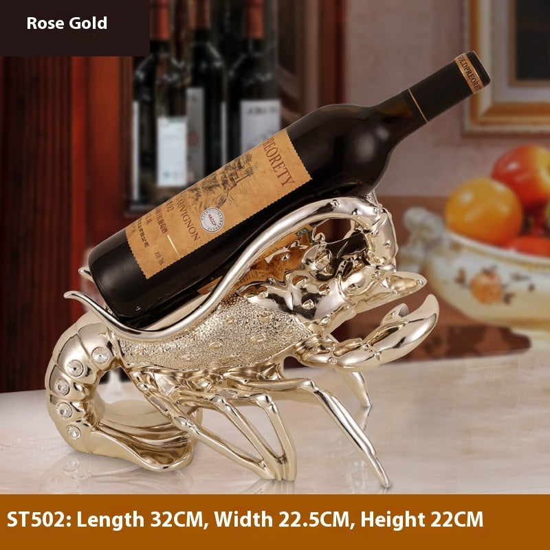 Lobster Wine Rack Crafts Ornaments