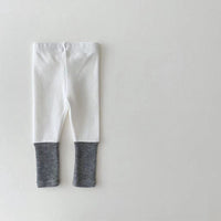 Girls' Cotton Stretch Color Matching Leggings