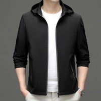 Hooded Jacket Casual Detachable Outerwear