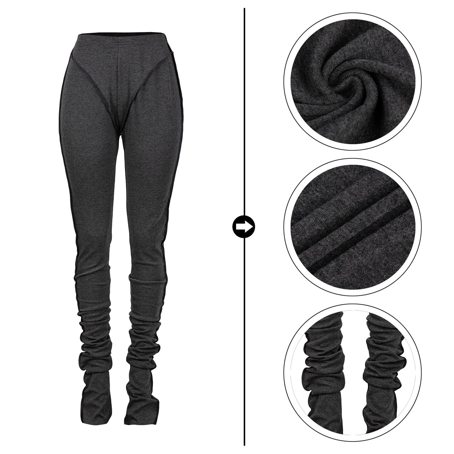 Custom Stacked Cotton Pants