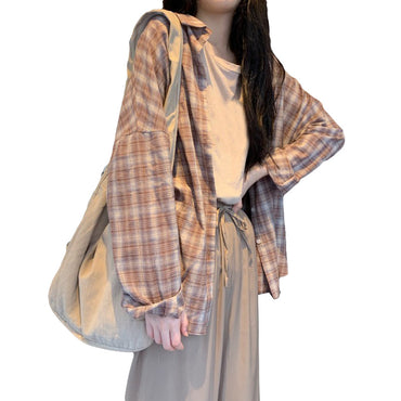 Loose All-matching Student Japanese-style Retro Hong Kong Style Long Sleeve Top