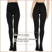 2pack 80d Opaque Black Tights For Women