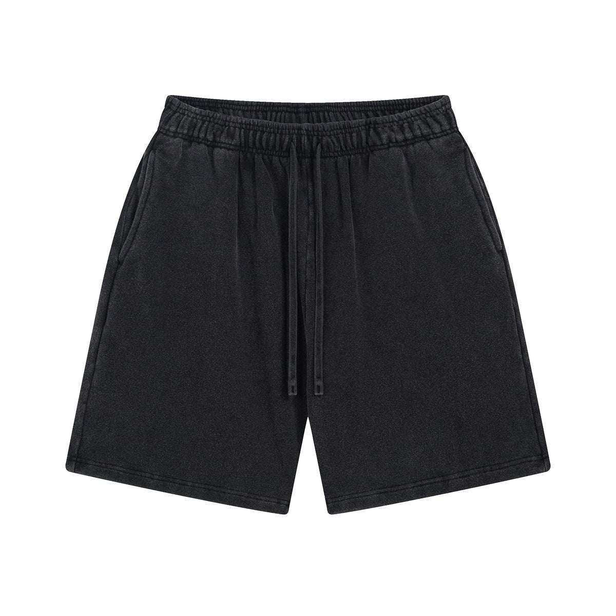 Washed Bi Pattern Dyed Vintage Terry Men's Sports Pure Cotton Shorts
